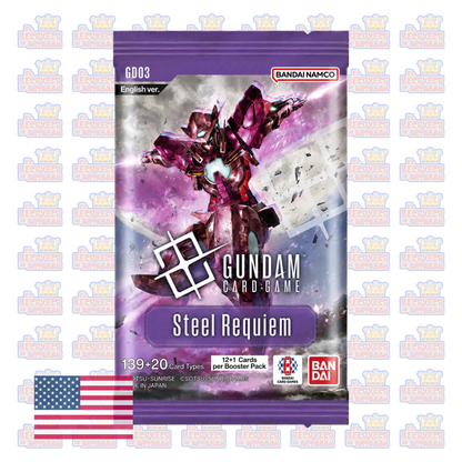 Sobre Individual - Gundam Card Game – Steel Requiem (GD03) | En Inglés
