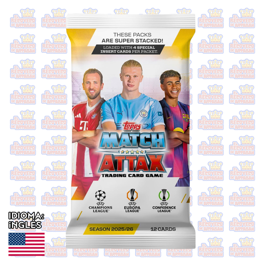 Sobre suelto en Inglés Topps Match Attax: UCC 25/26