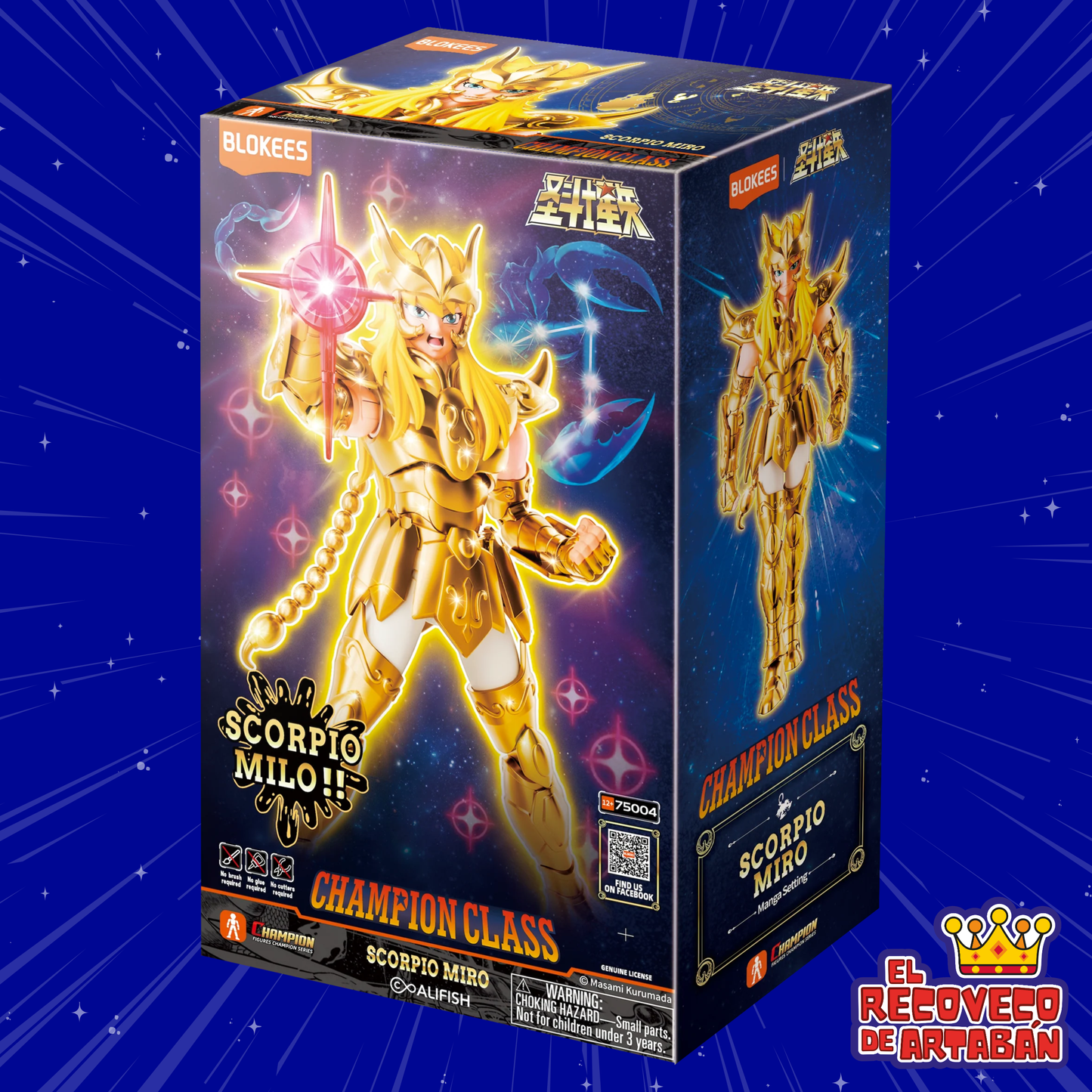 Blokees Saint Seiya Champion Class: Scorpio Miro Manga Setting