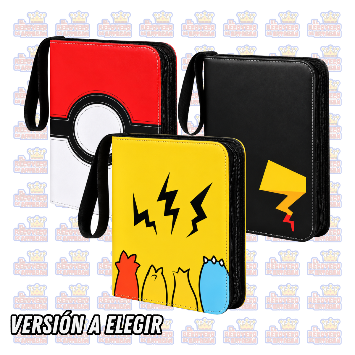 Carpeta para Tarjetas Coleccionables con Cierre – 4 Bolsillos
