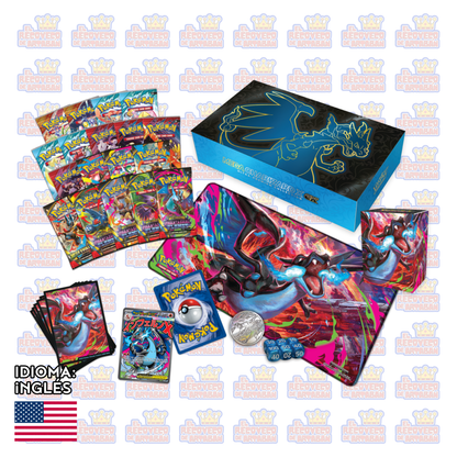 Pokémon TCG Mega Evoluciones 2: Mega Charizard X ex – Ultra-Premium Collection en Inglés