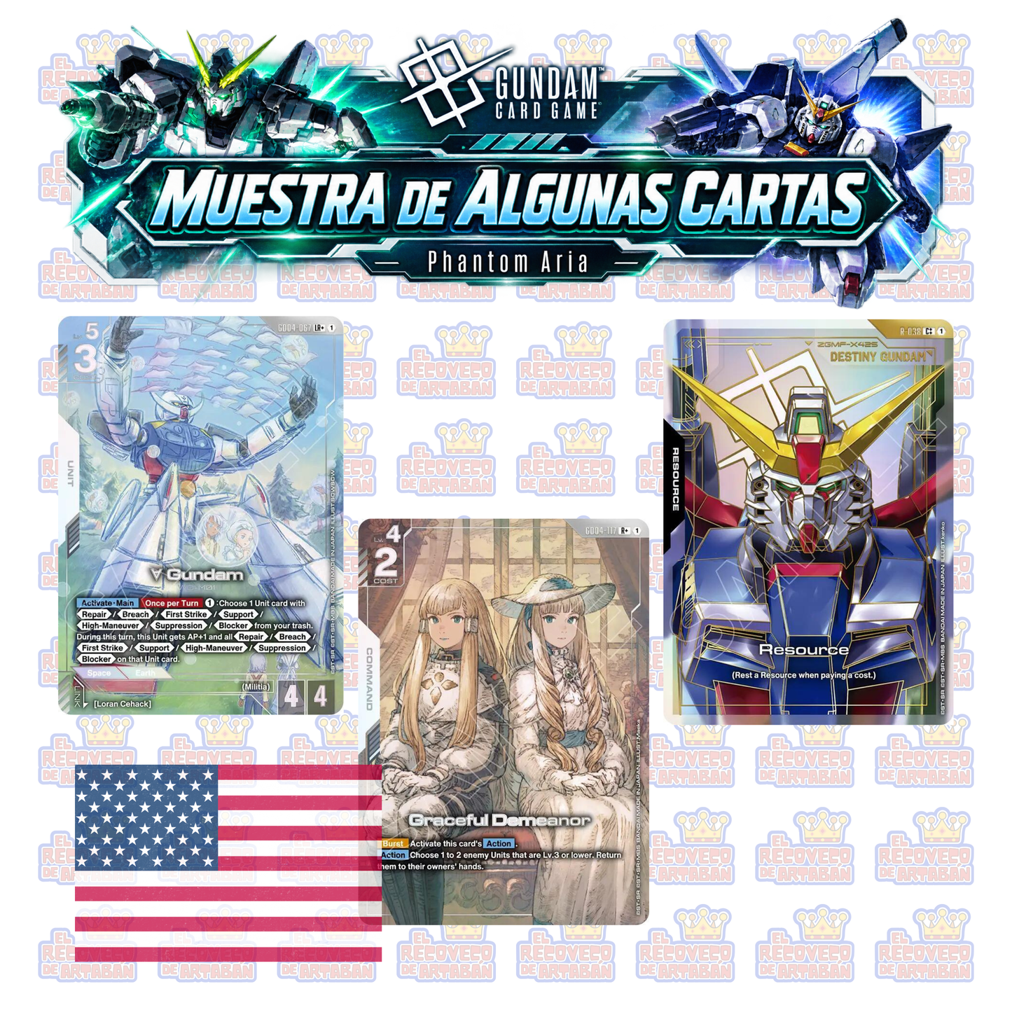 Caja de sobres - Gundam Card Game – Phantom Aria (GD04) | En Inglés