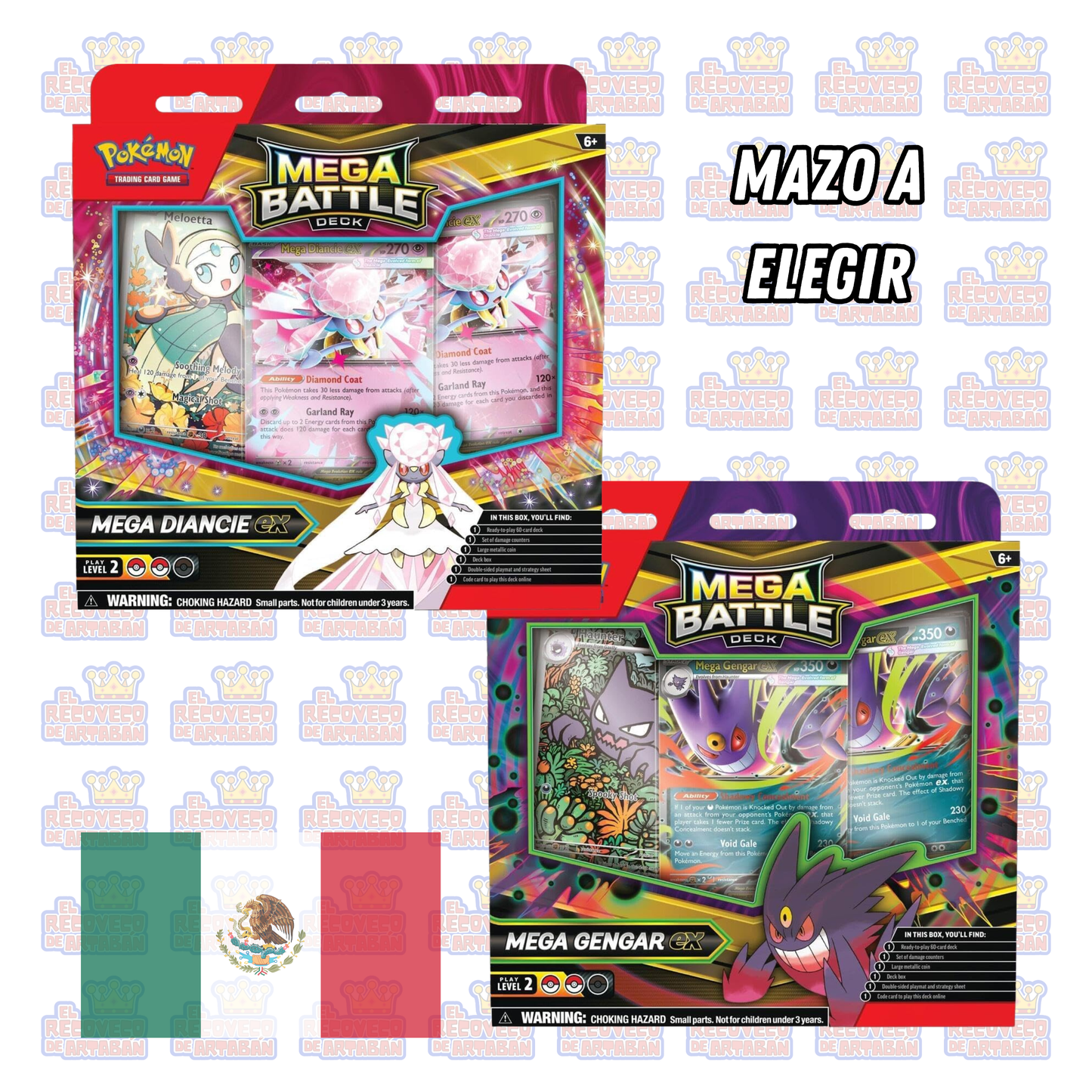 En Español - Pokémon TCG: Mega Battle Deck (Mega Gengar ex / Mega Diancie ex)