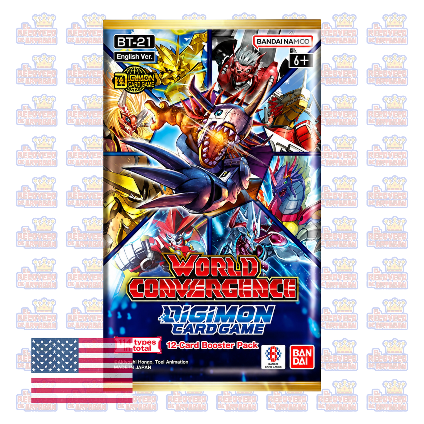 Sobre Individual - Digimon Card Game – World Convergence (BT-21) | En Inglés