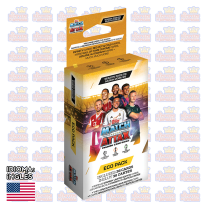 Producto Oficial UEFA - Topps Match Attax 24/25 – UCC 25/26 Eco Pack
