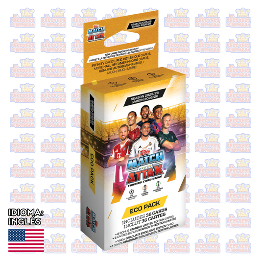 Producto Oficial UEFA - Topps Match Attax 24/25 – UCC 25/26 Eco Pack