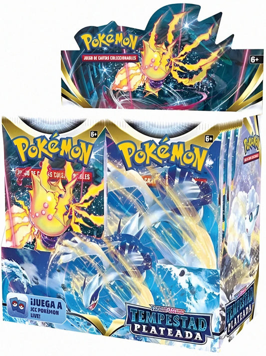 EN ESPAÑOL Booster Box Tempestad Plateada