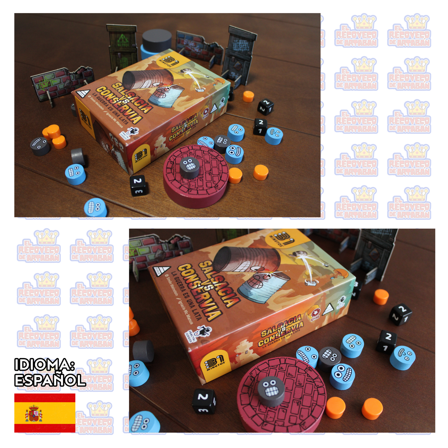 Salsacia vs Conservia – 31 Minutos Juego de Mesa en Español