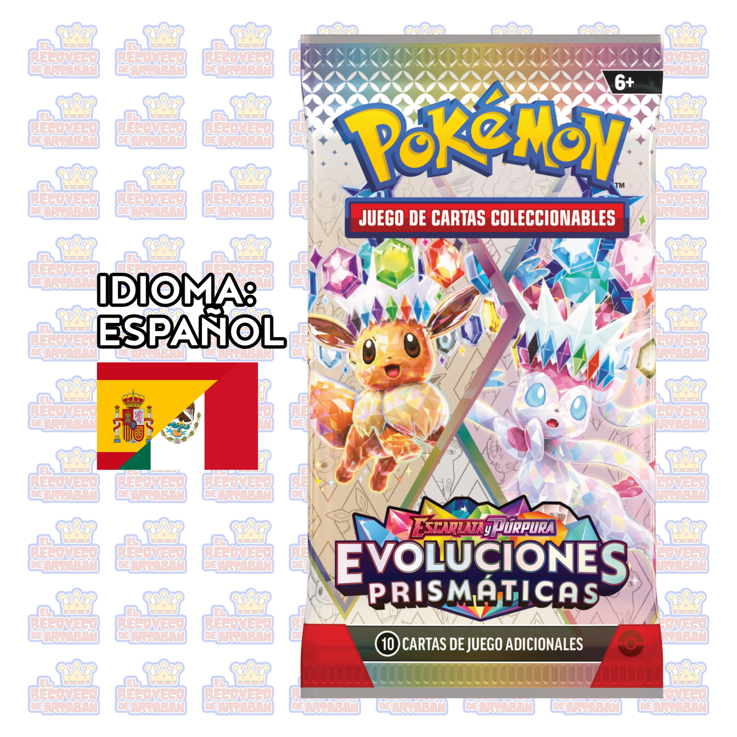 Sobre Suelto Evoluciones prismaticas en Español - Pokémon TCG