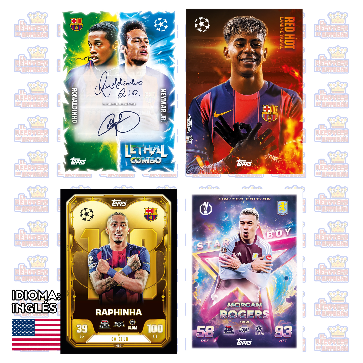 Producto Oficial UEFA - Topps Match Attax 24/25 – UCC 25/26 Eco Pack