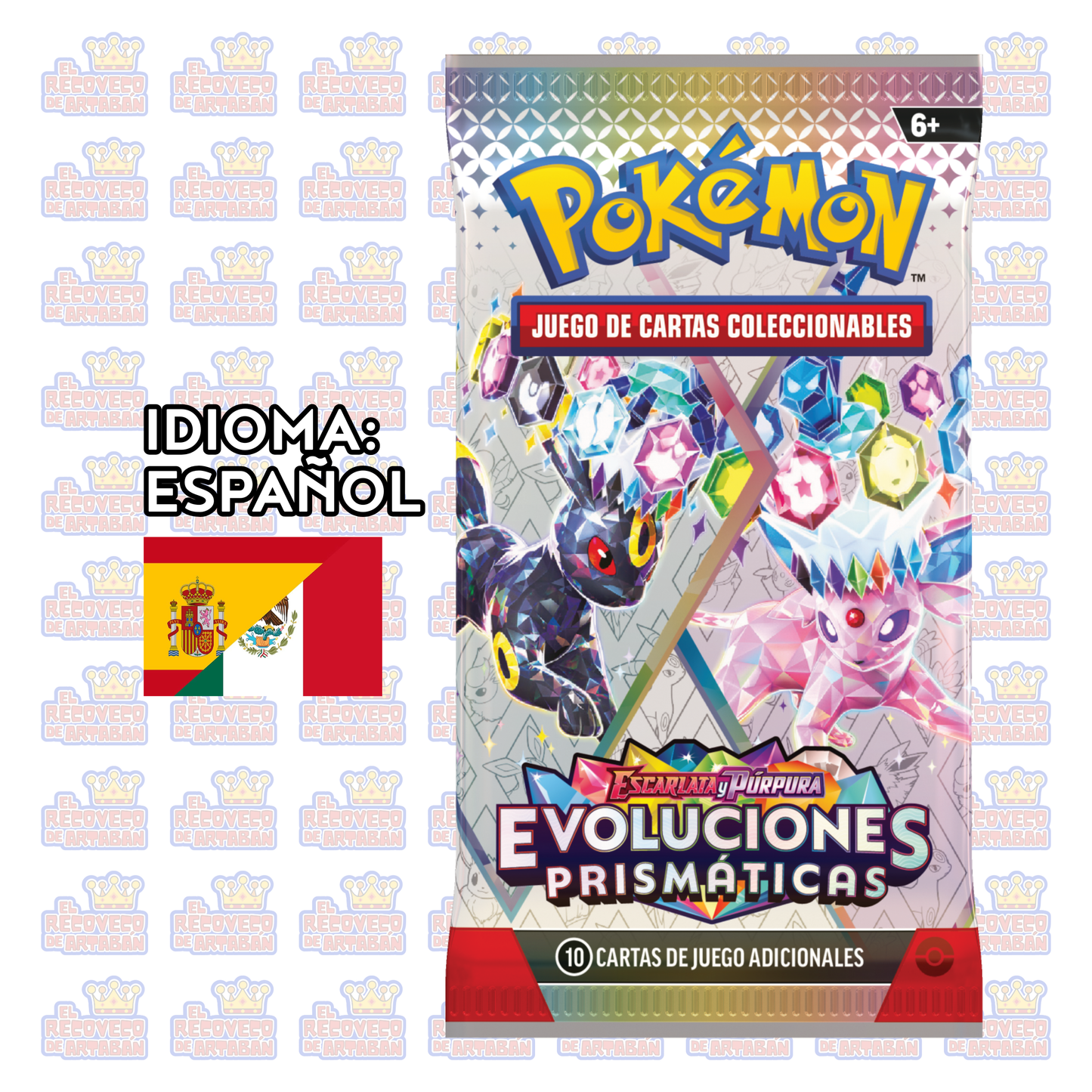 Sobre Suelto Evoluciones prismaticas en Español - Pokémon TCG