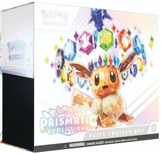 EN ESPAÑOL Caja de entrenador Elite Evoluciones Prismáticas