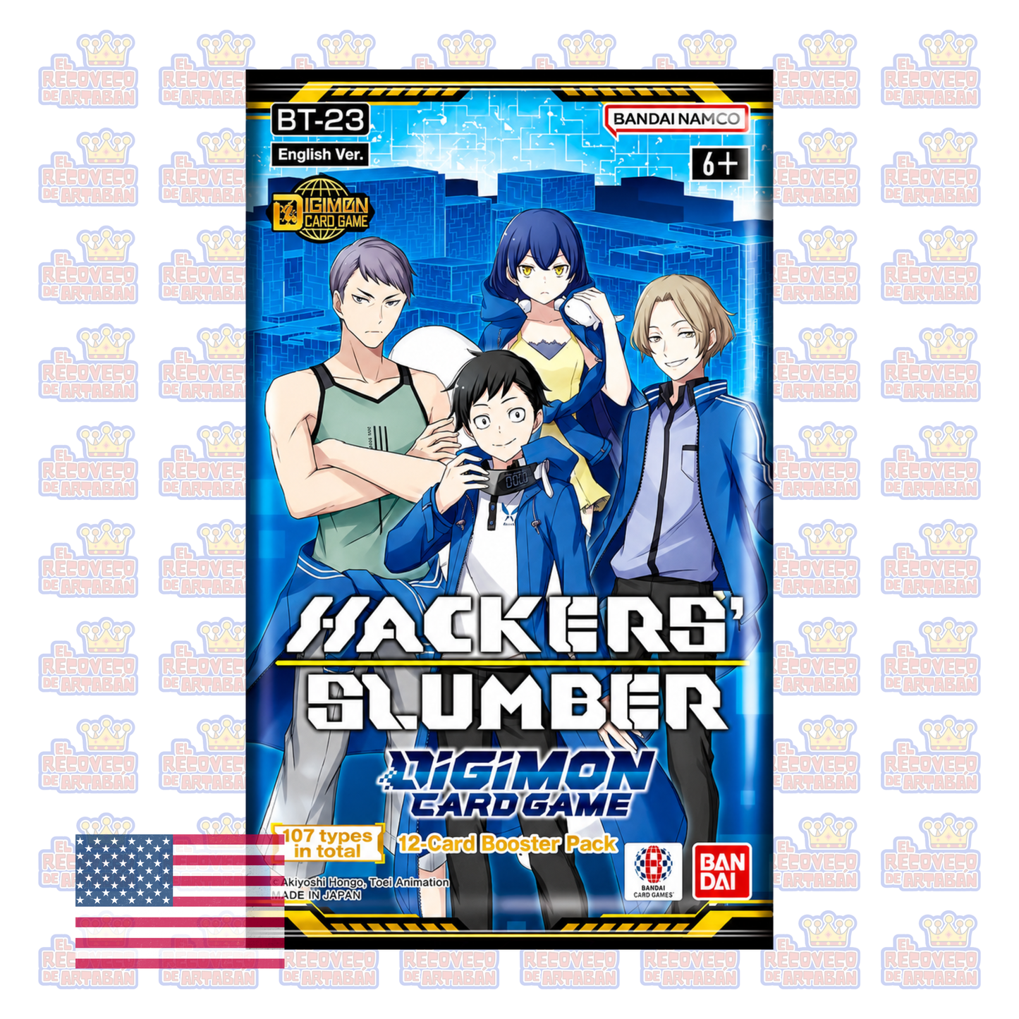 Sobre Individual - Digimon Card Game – Hackers' Slumber (BT-23) | En Inglés