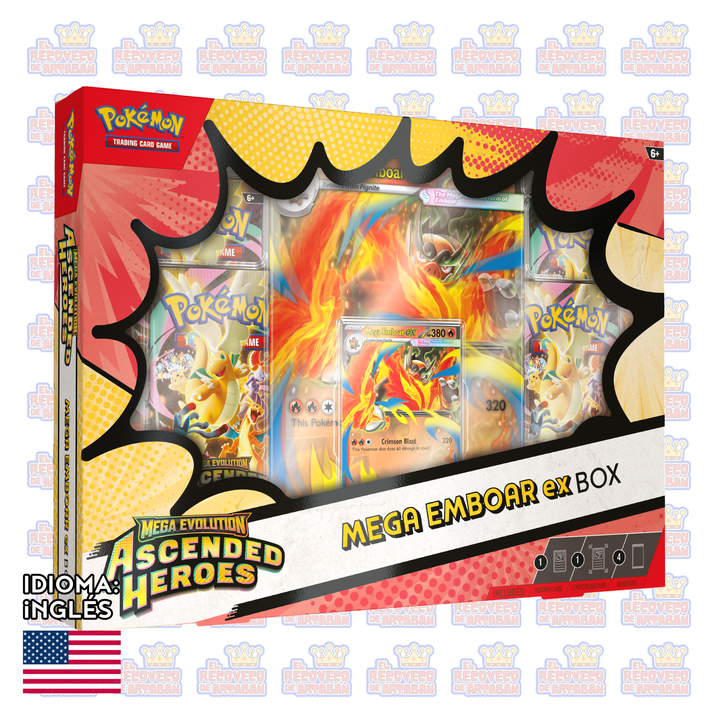 Pokémon TCG: Mega Evolution—Ascended Heroes Mega Box (En Inglés)