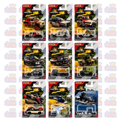 Matchbox Jurassic World Legacy Collection – Vehículo Fundido a Presión (Pieza Individual)