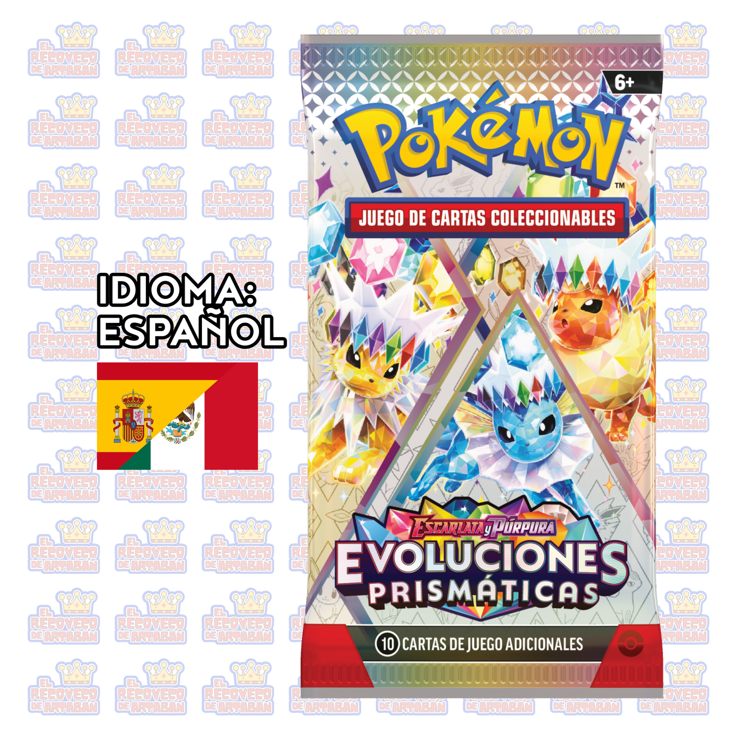 Sobre Suelto Evoluciones prismaticas en Español - Pokémon TCG