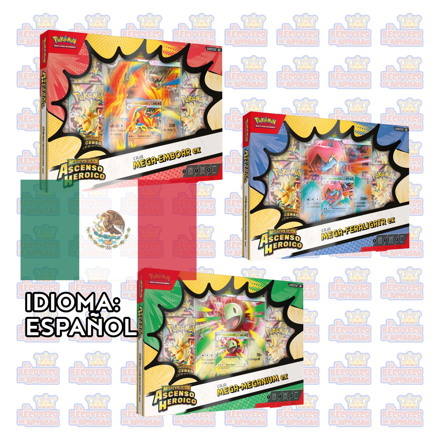 Pokémon TCG: Mega Evolution—Ascended Heroes Mega Box (En Español)