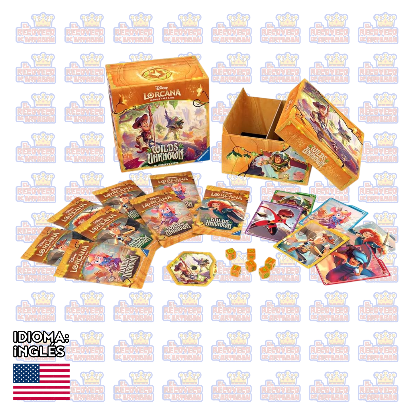 Lorcana TCG: Wilds Unknown Illumineer’s Trove (Versión en Inglés)
