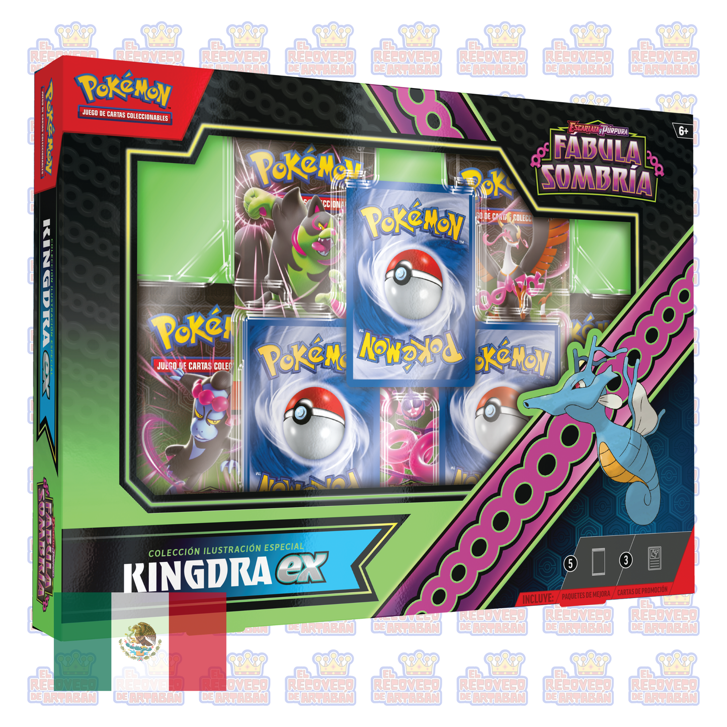 En Español Pokémon TCG: Colección Ilustración Especial Greninja ex / Kingdra ex