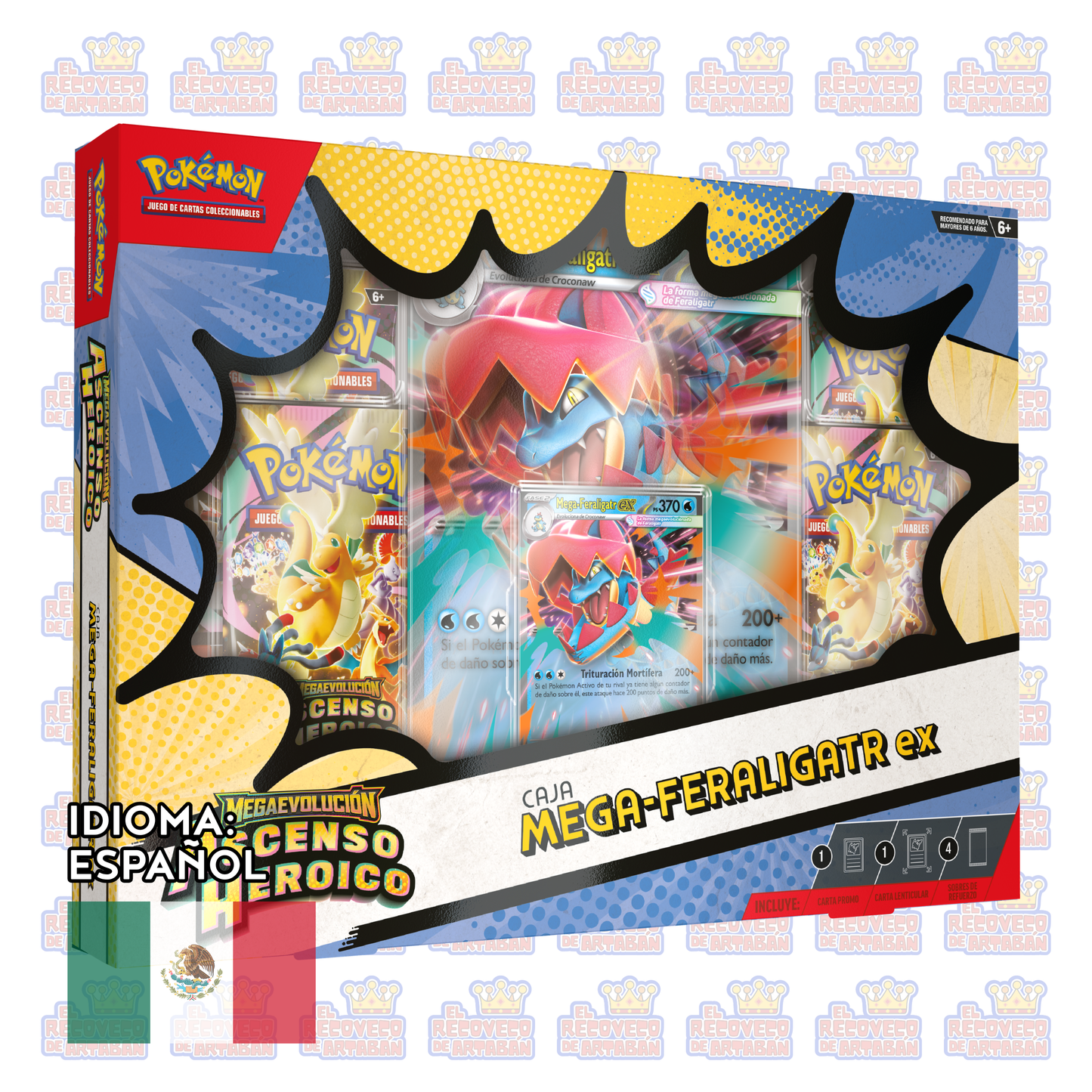 Pokémon TCG: Mega Evolution—Ascended Heroes Mega Box (En Español)