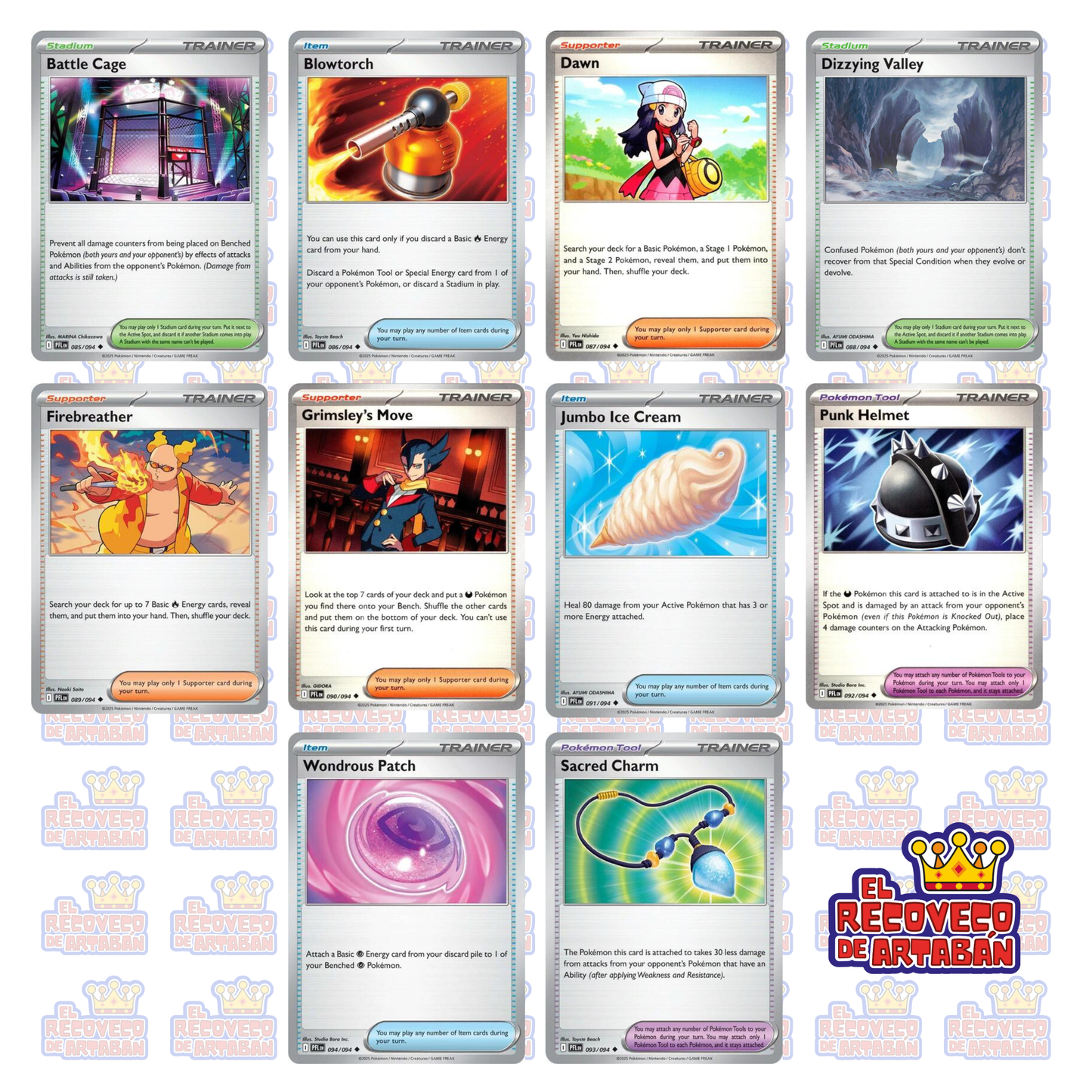 Phantasmal Flames - Supporter / Item / Pokémon Tool (Común o Holográfica, NM) - Carta Pokémon TCG Original