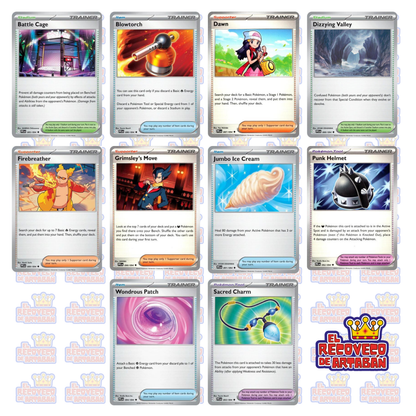 Phantasmal Flames - Supporter / Item / Pokémon Tool (Común o Holográfica, NM) - Carta Pokémon TCG Original