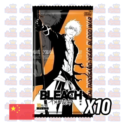 Caja de sobres (10) - KAYOU BLEACH: Thousand-Year Blood War – Guardian Collectible Cards: Poem of Fate Wave 1