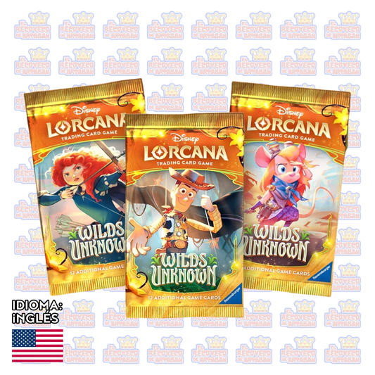 Lorcana TCG: Wilds Unknown Booster Pack (1 Sobre Individual – Inglés)