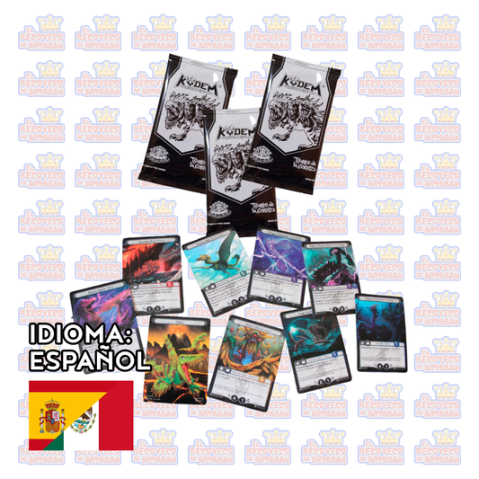 KÓDEM TCG – Titanes de la Corteza + Ojos del Océano (Booster Pack) [Español]