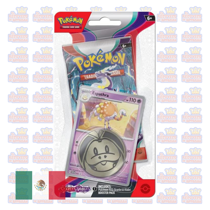 Pokémon TCG: Scarlet & Violet Checklane Blister – Espathra o Spidops | En Español