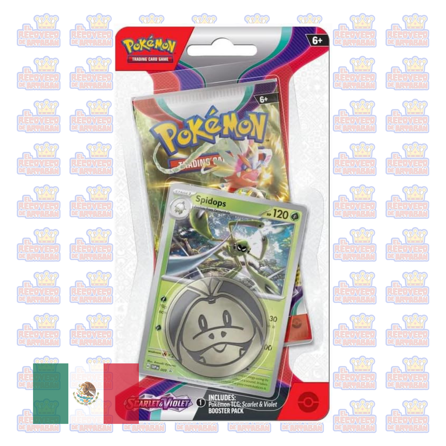 Pokémon TCG: Scarlet & Violet Checklane Blister – Espathra o Spidops | En Español