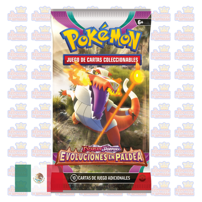 Sobre Individual - Pokémon TCG: Escarlata y Púrpura – Evoluciones en Paldea | En Español