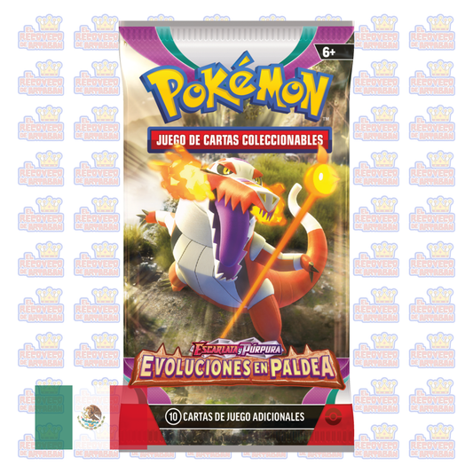 Sobre Individual - Pokémon TCG: Escarlata y Púrpura – Evoluciones en Paldea | En Español
