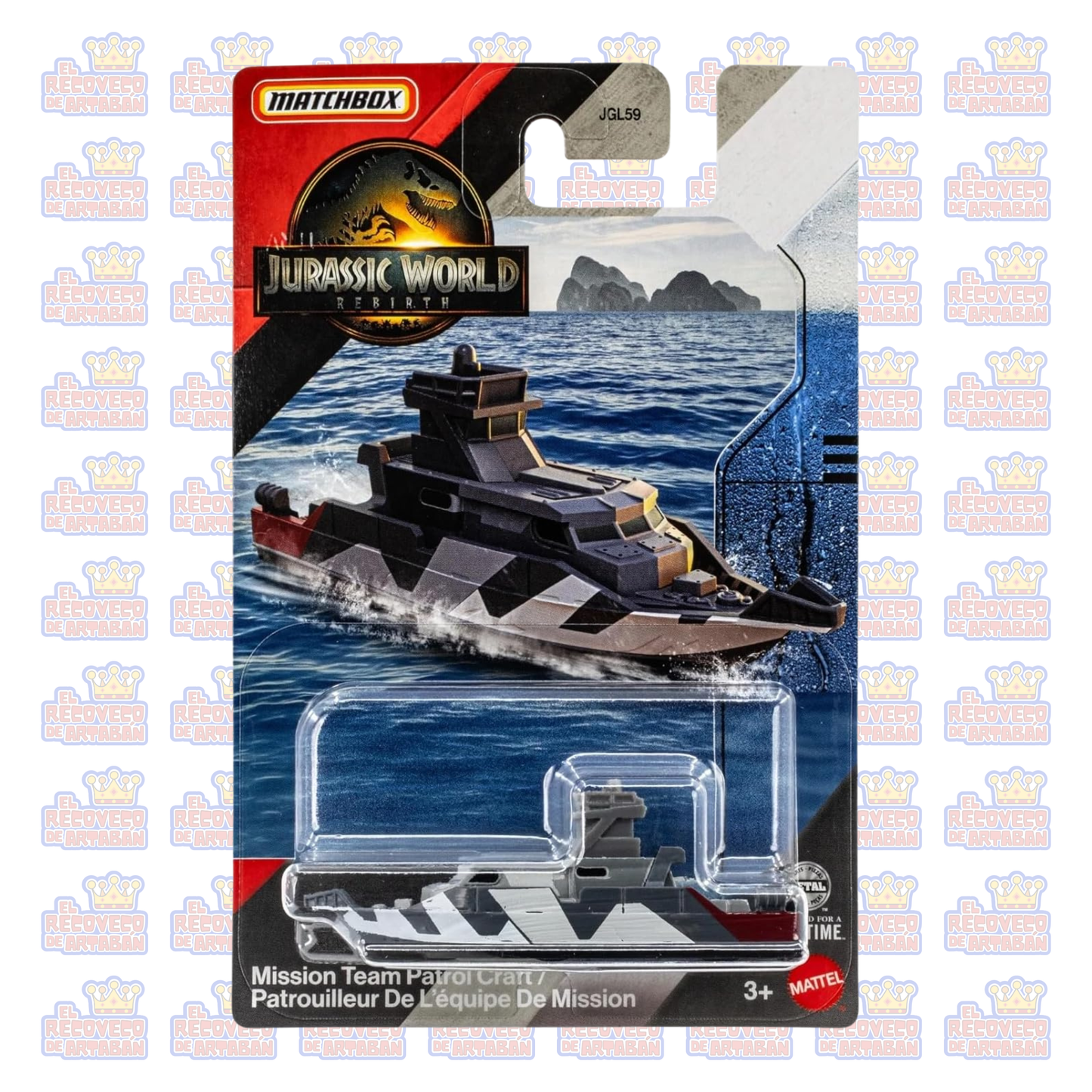 Matchbox Jurassic World Legacy Collection – Vehículo Fundido a Presión (Pieza Individual)