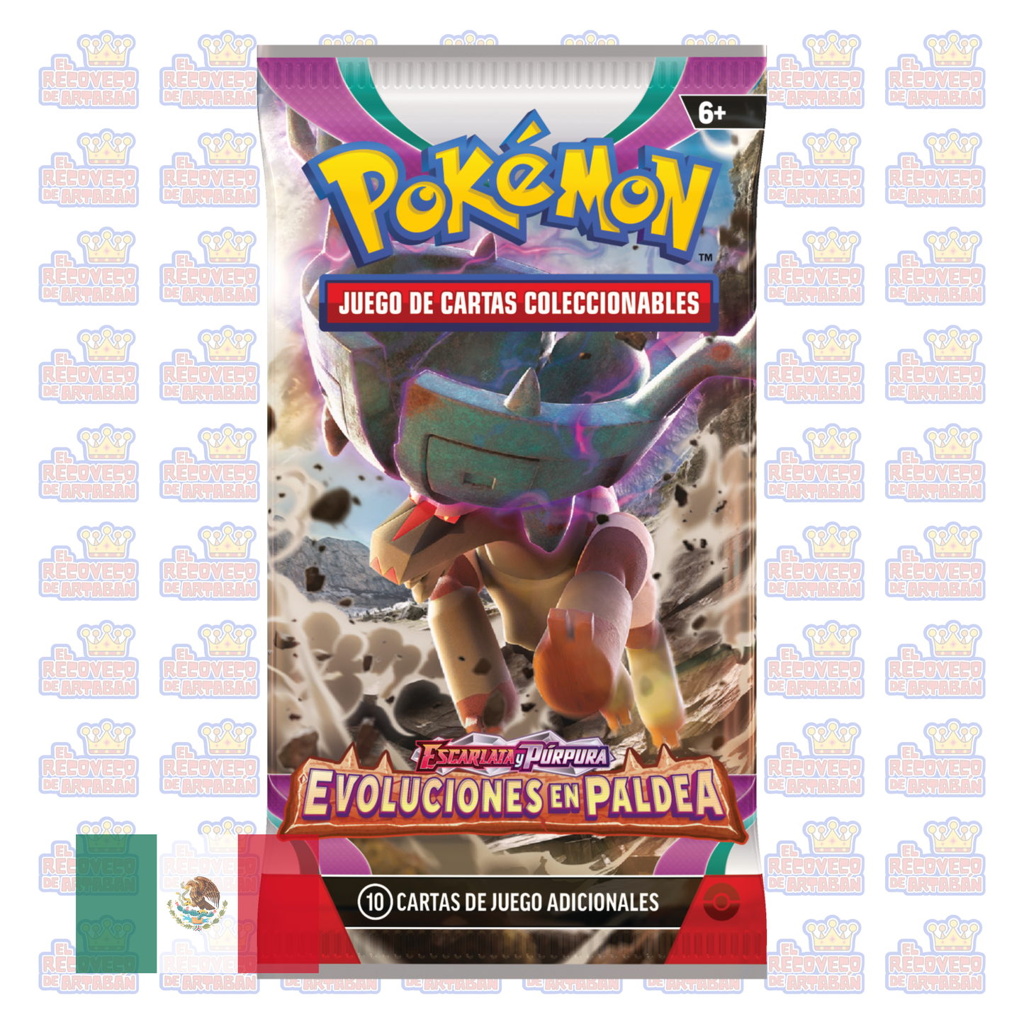 Sobre Individual - Pokémon TCG: Escarlata y Púrpura – Evoluciones en Paldea | En Español