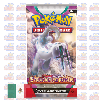 Sobre Individual - Pokémon TCG: Escarlata y Púrpura – Evoluciones en Paldea | En Español