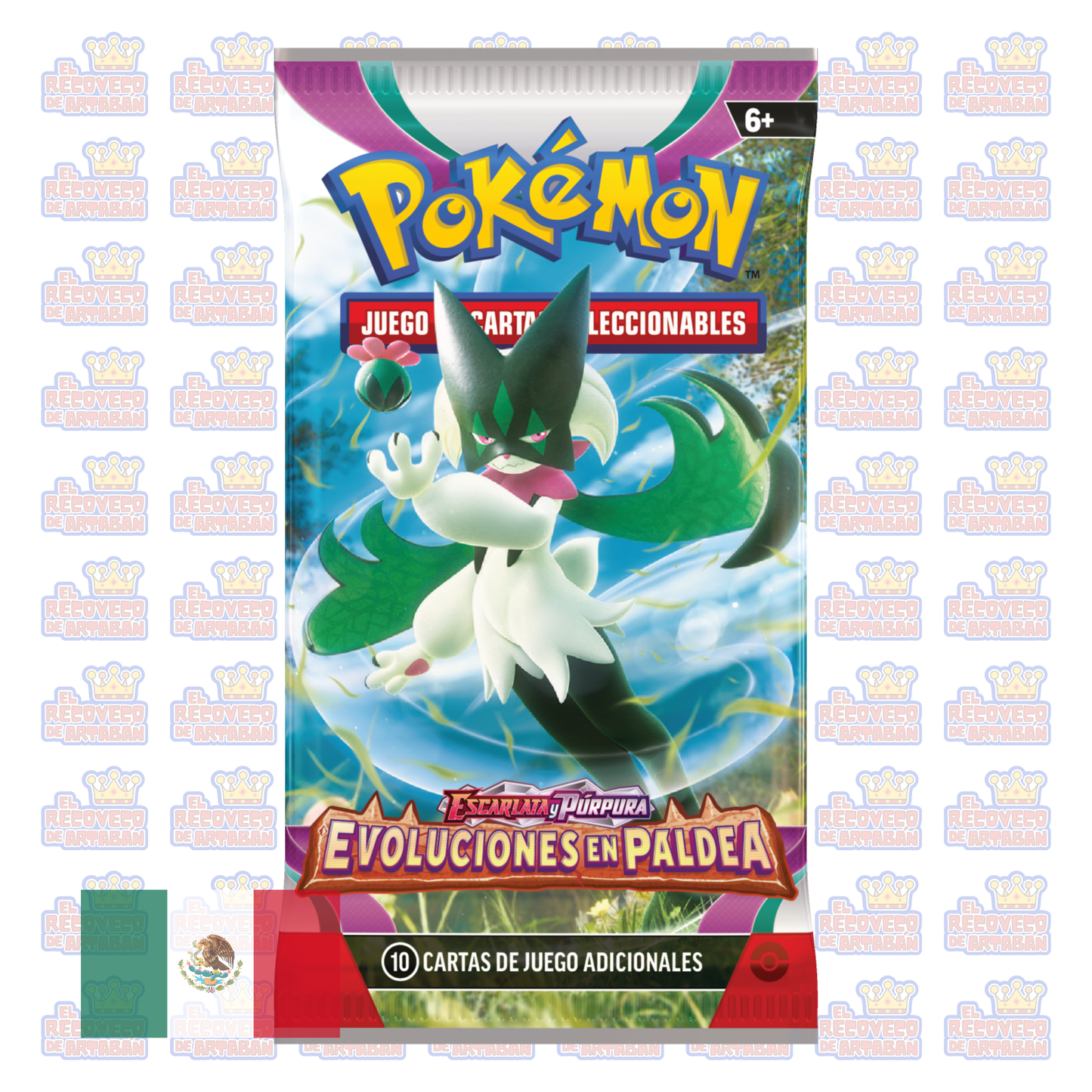 Sobre Individual - Pokémon TCG: Escarlata y Púrpura – Evoluciones en Paldea | En Español