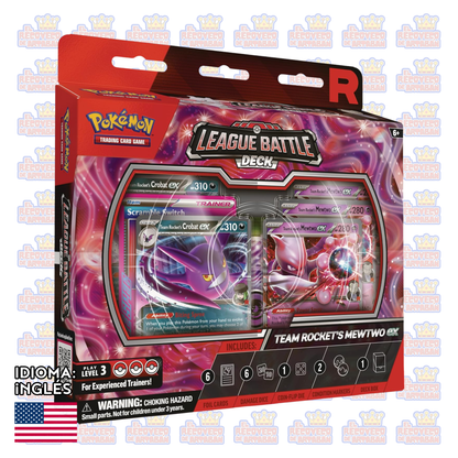 Pokemon TCG: Team Rockets - Mewtwo ex League Battle Deck en Ingles