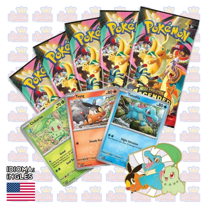 Pokémon TCG: Mega Evolution — Ascended Heroes First Partners Deluxe Pin Collection En Inglés