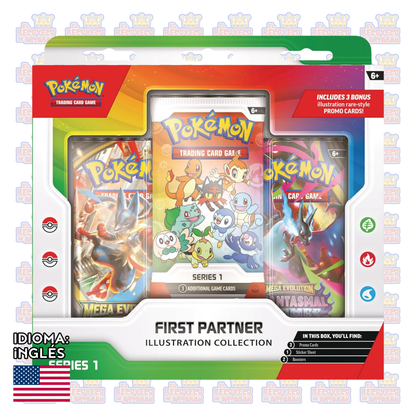 Pokémon TCG: First Partner Illustration Collection — Series 1 En Inglés