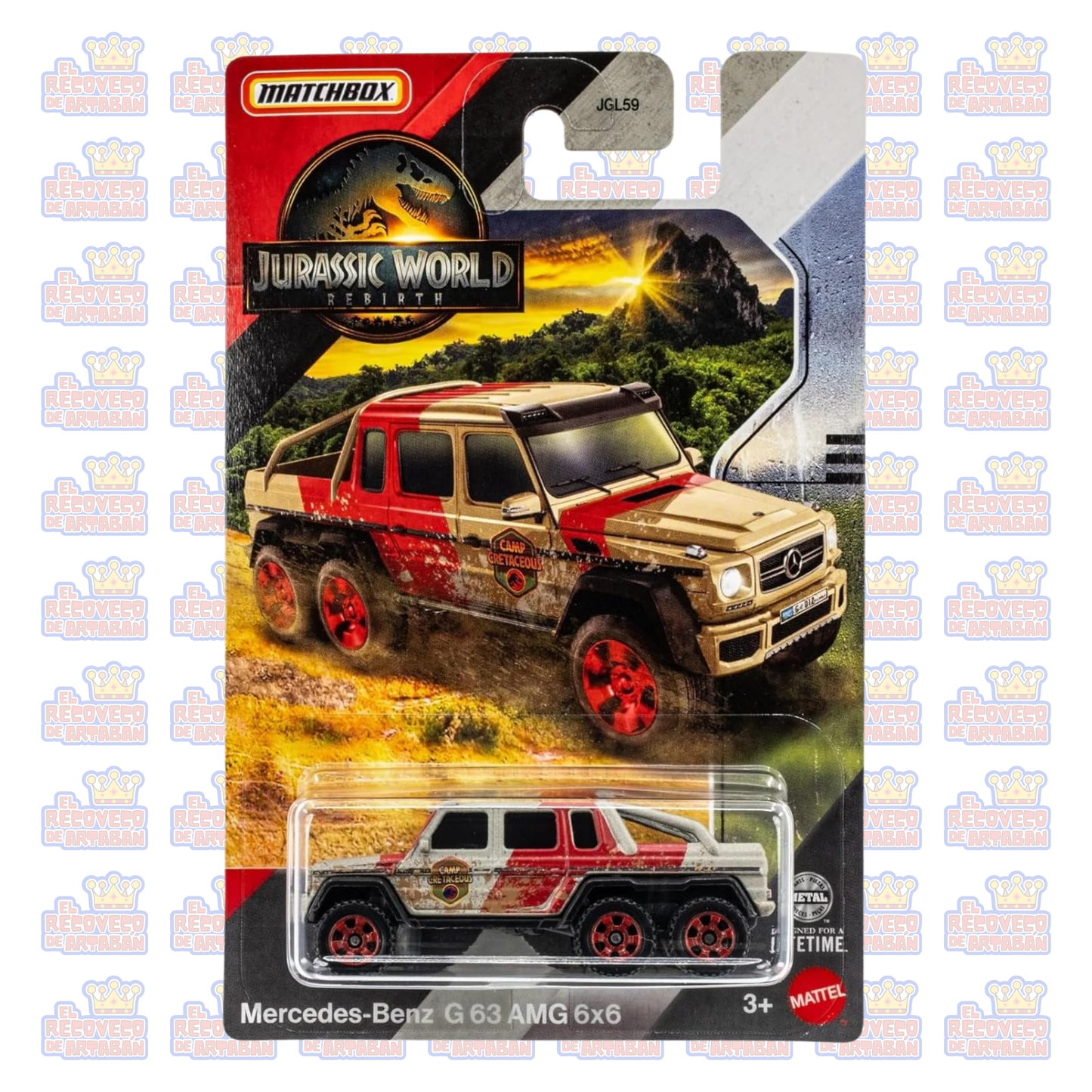 Matchbox Jurassic World Legacy Collection – Vehículo Fundido a Presión (Pieza Individual)
