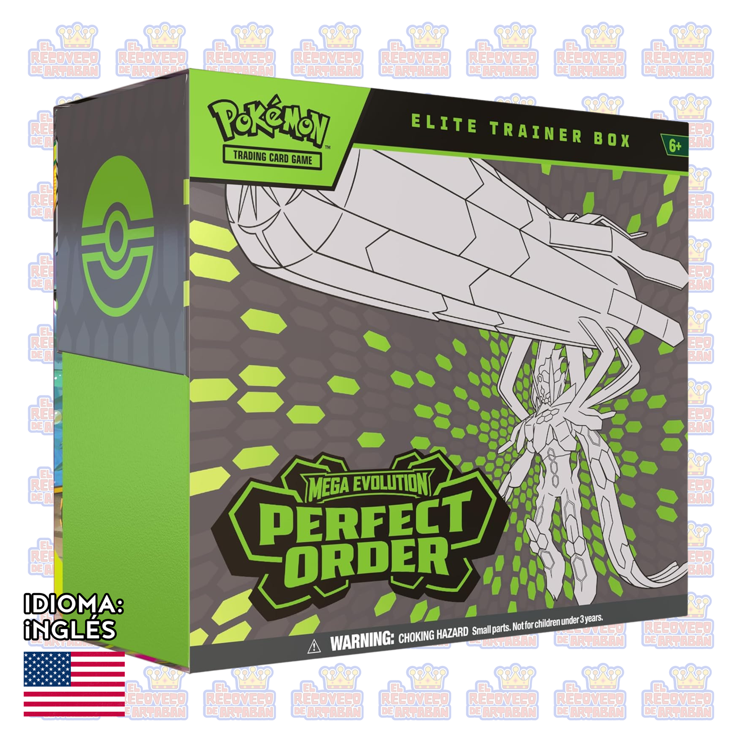 Pokémon TCG: Mega Evolution — Perfect Order Elite Trainer Box En Inglés