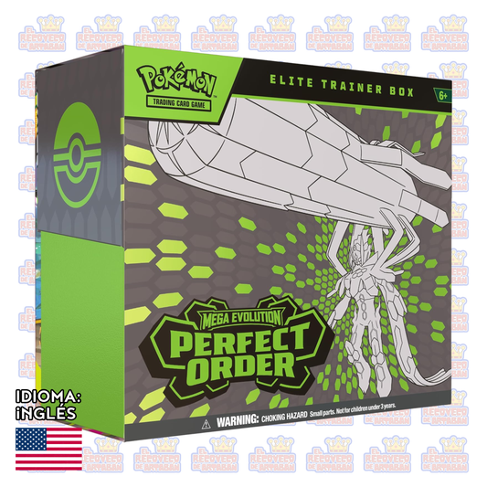 Pokémon TCG: Mega Evolution — Perfect Order Elite Trainer Box En Inglés