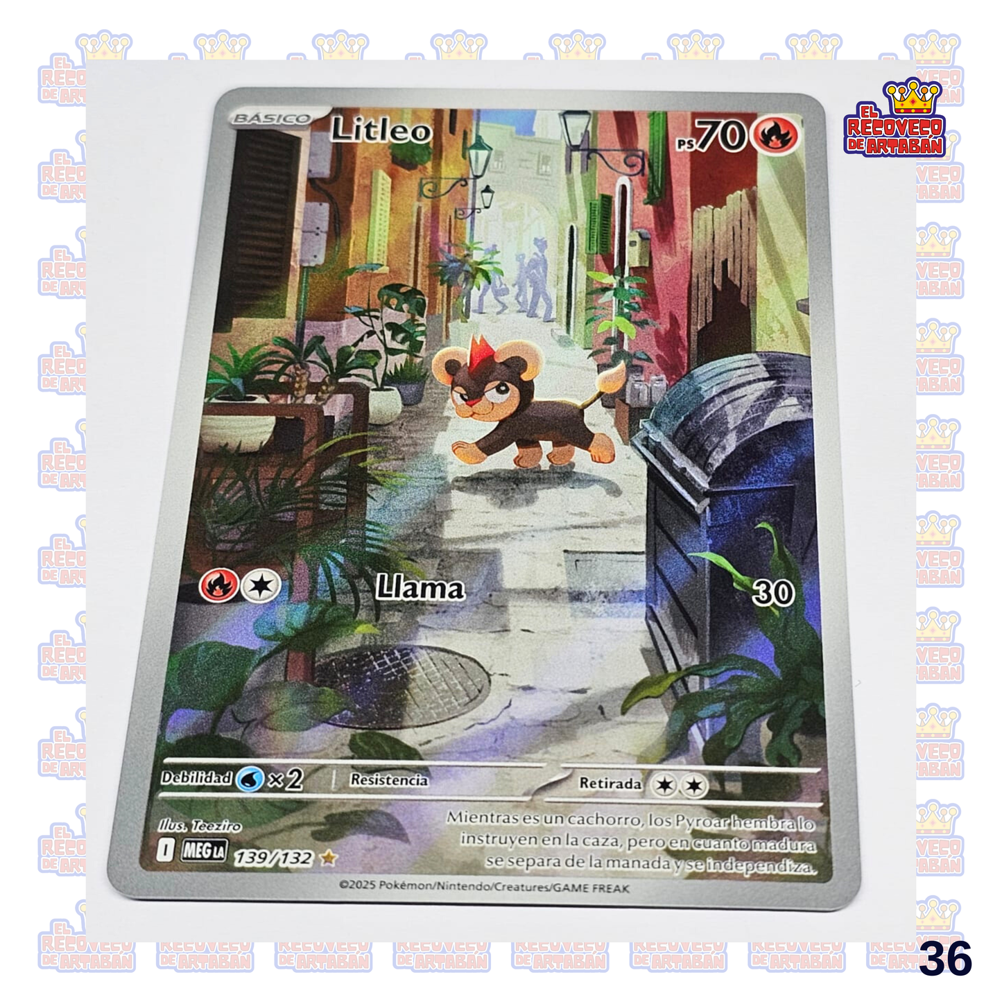 Litleo Mega Evolution Illustration Rare 139/132