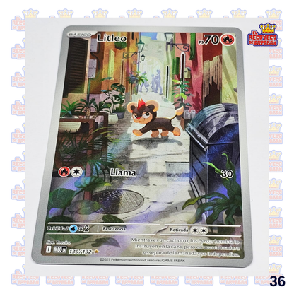 Litleo Mega Evolution Illustration Rare 139/132