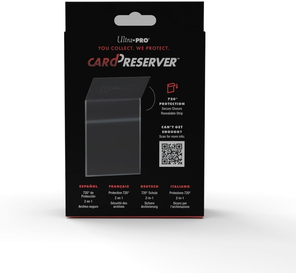 Ultra Pro CardPreserver – Paquete de 25 Fundas Protectoras Transparentes para Tarjetas Coleccionables