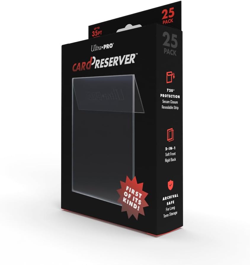 Ultra Pro CardPreserver – Paquete de 25 Fundas Protectoras Transparentes para Tarjetas Coleccionables