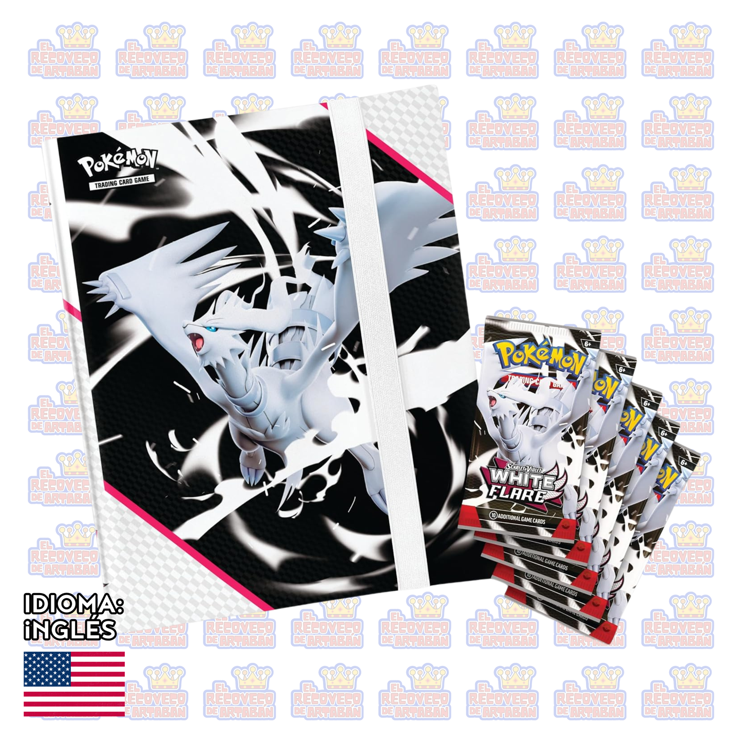 Pokémon TCG : White Flare Binder Collection (Carpeta en Inglés)