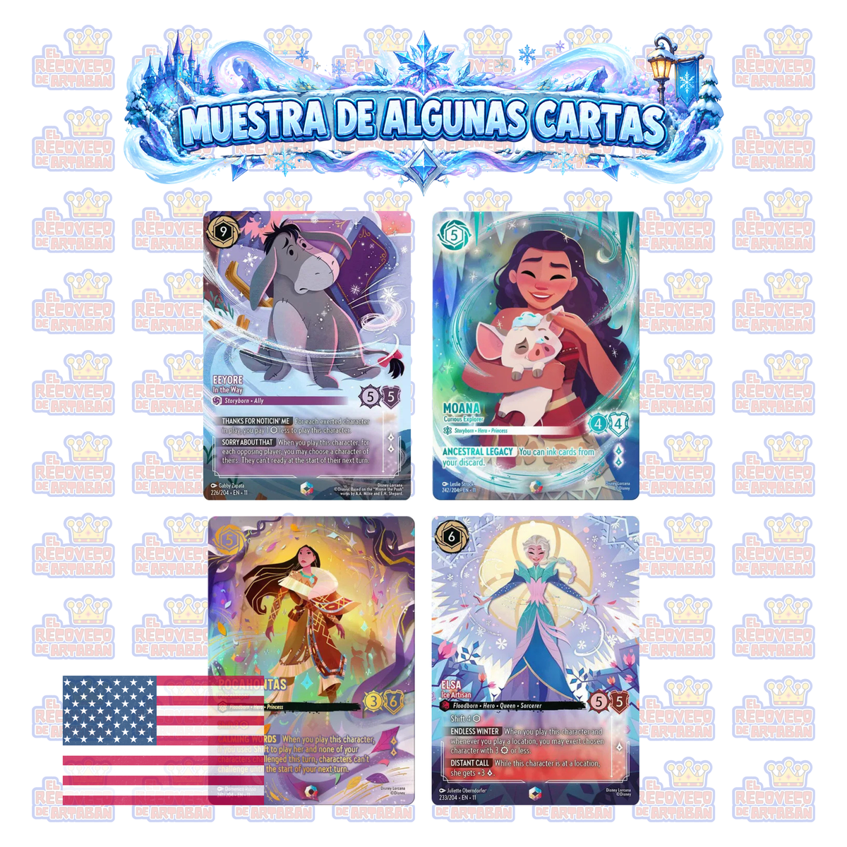 Sobre Individual - Lorcana TCG: Winterspell Booster Pack (En Inglés)
