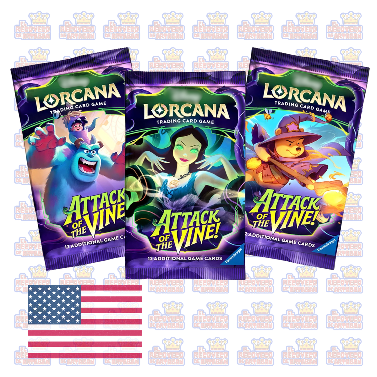 Sobre individual - Lorcana TCG: Attack of the Vine! Booster Pack (En Inglés)
